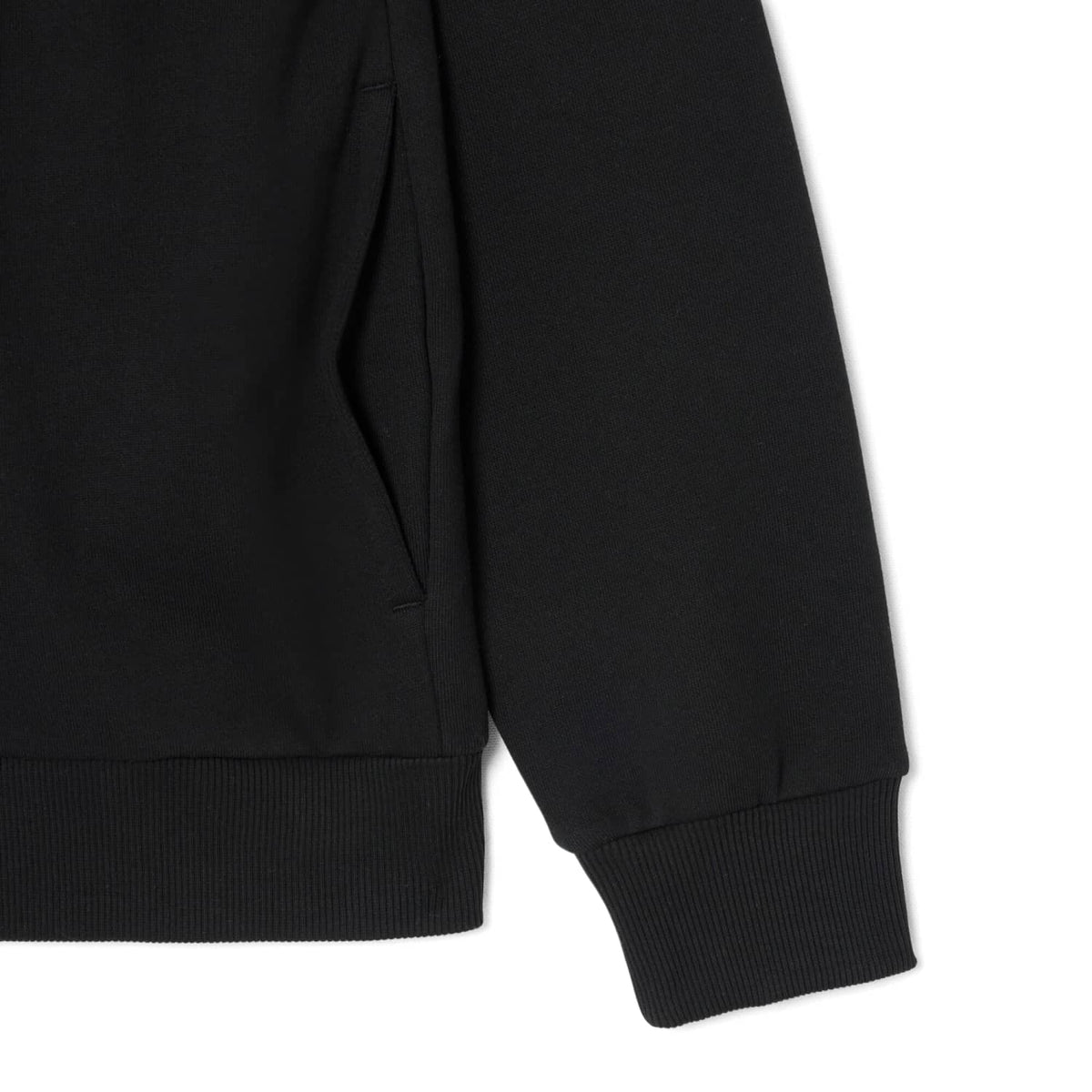 Lacoste Zipped Fleece Sweatshirt Black  - SH8870-031
