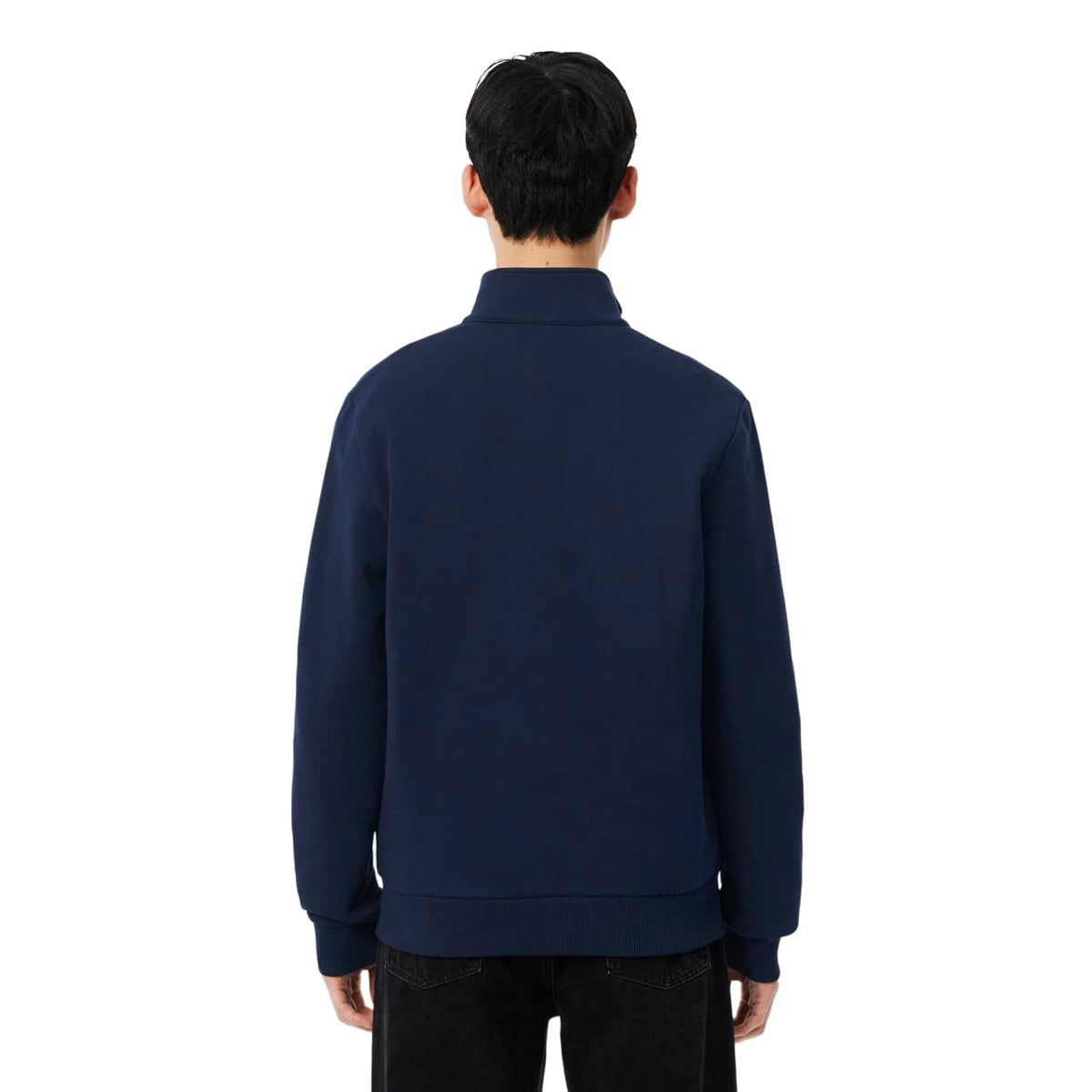 Lacoste Zipped Fleece Sweatshirt Midnight Blue  - SH8870-166