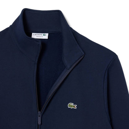 Lacoste Zipped Fleece Sweatshirt Midnight Blue  - SH8870-166