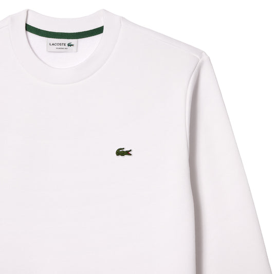 Lacoste Organic Cotton Sweatshirt White  - SH9801-001