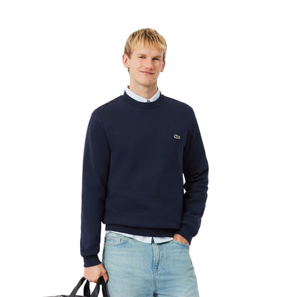 Lacoste Organic Cotton Sweatshirt Navy Blue  - SH9801-166
