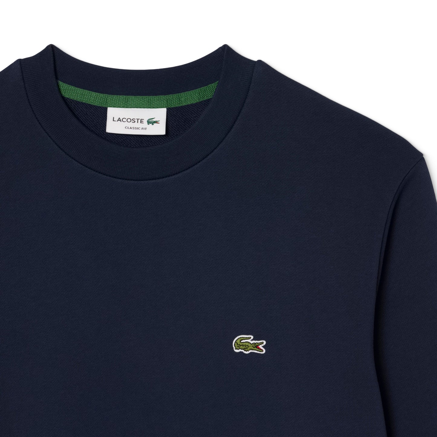 Lacoste Organic Cotton Sweatshirt Navy Blue  - SH9801-166