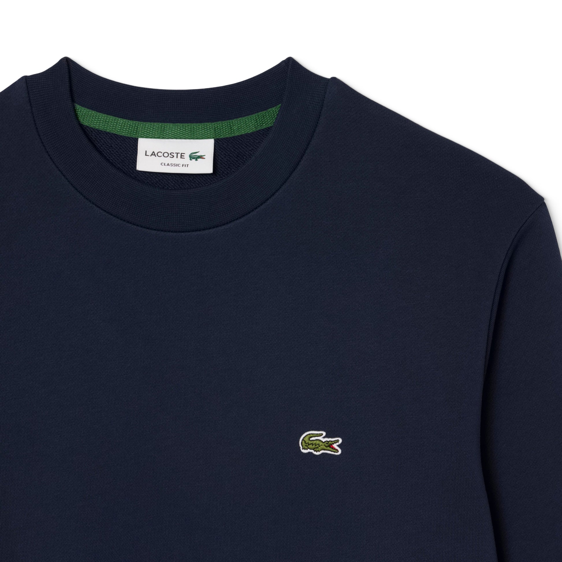 Lacoste Organic Cotton Sweatshirt Navy Blue  - SH9801-166