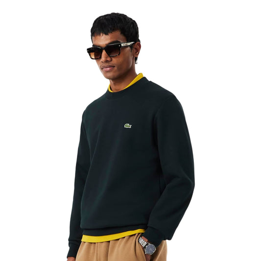 Lacoste Organic Cotton Sweatshirt Varech Fonce  - SH9801-GJP