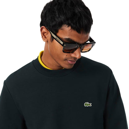 Lacoste Organic Cotton Sweatshirt Varech Fonce  - SH9801-GJP