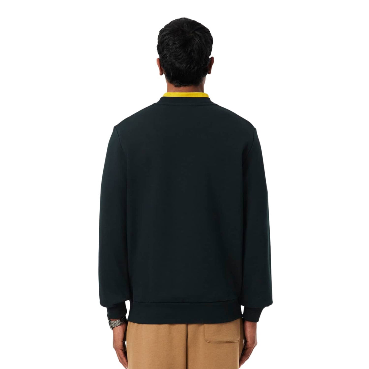 Lacoste Organic Cotton Sweatshirt Varech Fonce  - SH9801-GJP