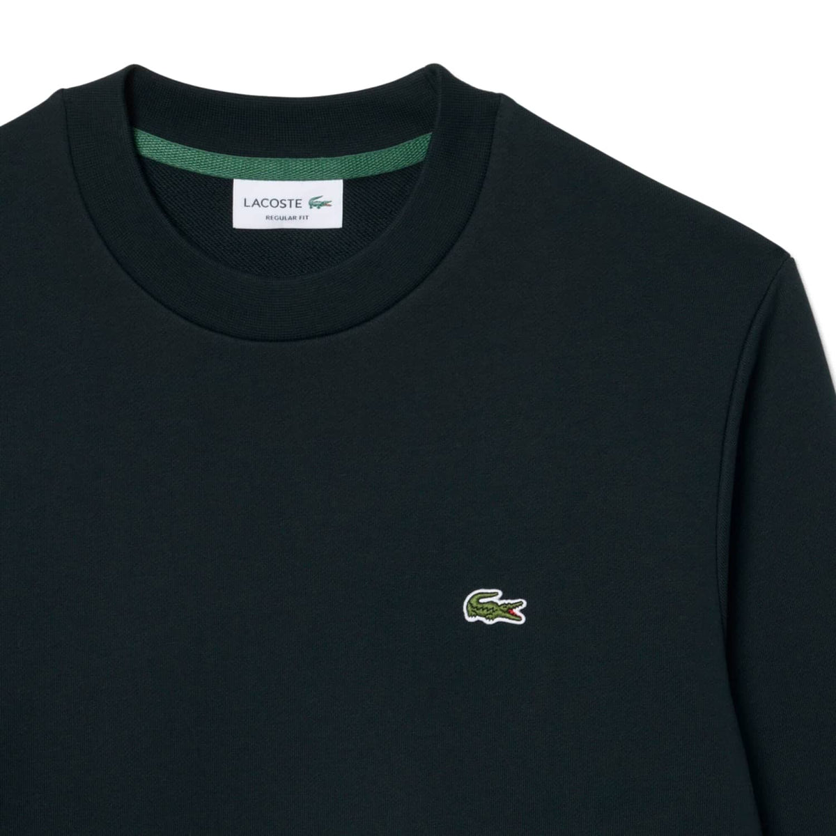 Lacoste Organic Cotton Sweatshirt Varech Fonce  - SH9801-GJP