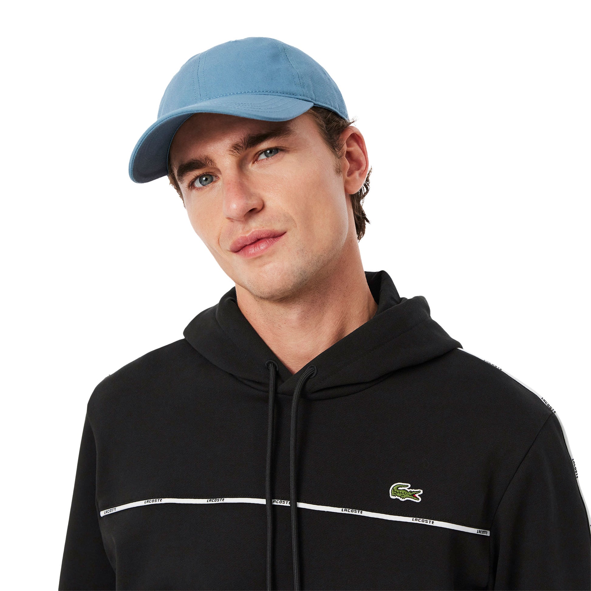 Lacoste Classic Fit Logo Stripe Sweatshirt Black  - SH9808-031
