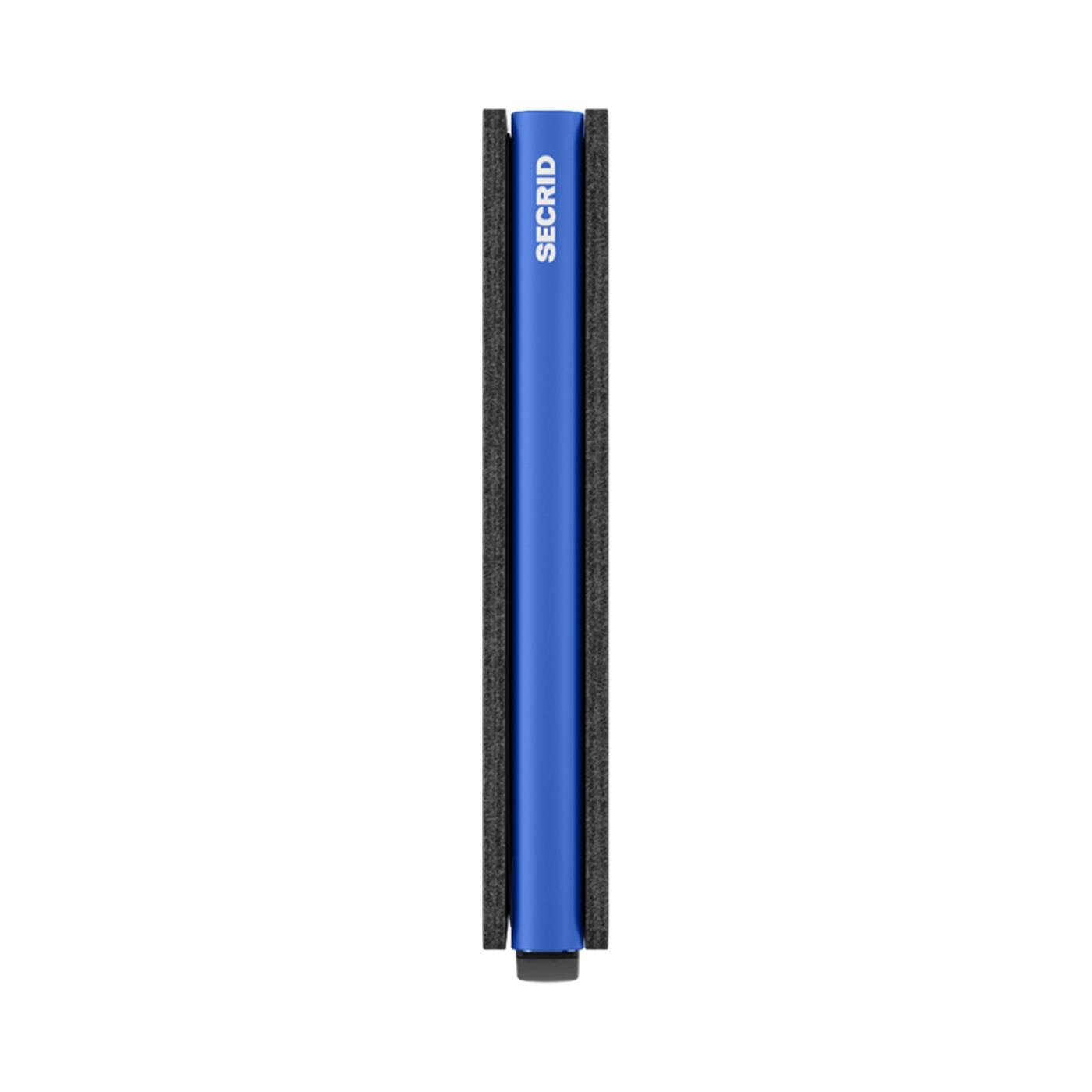 Secrid Slimwallet Matte Black & Blue  - SMBLACKBLUE