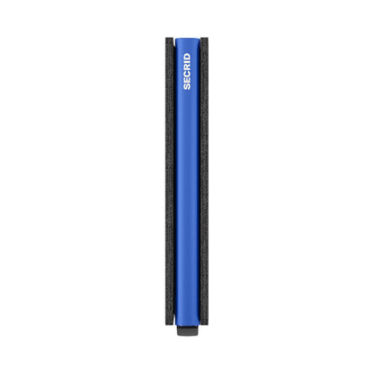 Secrid Slimwallet Matte Black & Blue  - SMBLACKBLUE