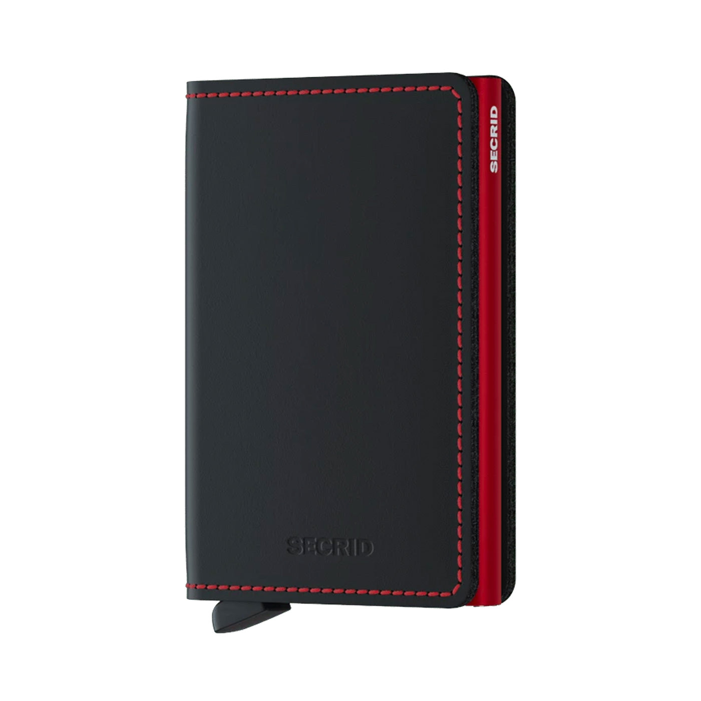 Secrid Slimwallet Matte Black & Red  - SMBLACKRED