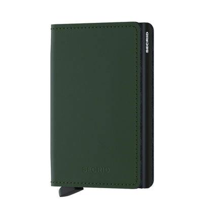 Secrid Slimwallet Matte Green/Black  - SMGREENBLACK