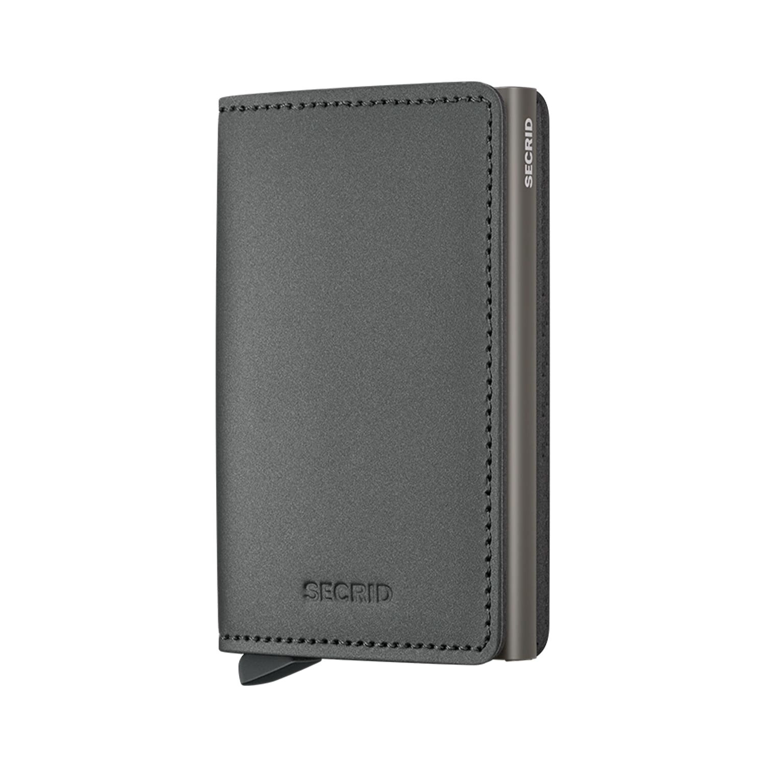 Secrid Slimwallet Matte Satin Steel  - SMSSTEEL