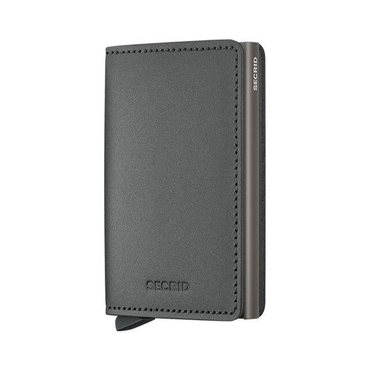 Secrid Slimwallet Matte Satin Steel  - SMSSTEEL
