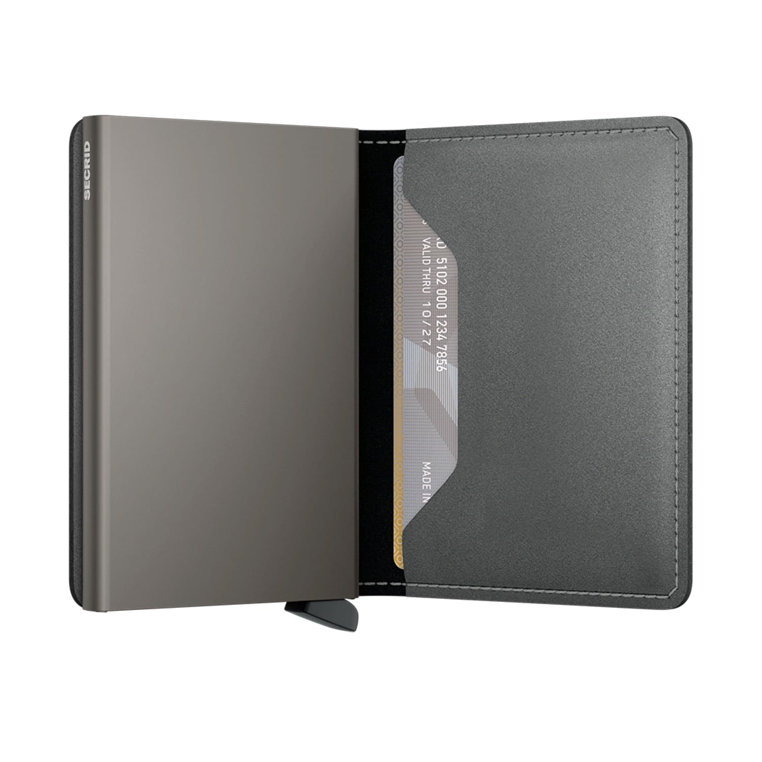 Secrid Slimwallet Matte Satin Steel  - SMSSTEEL