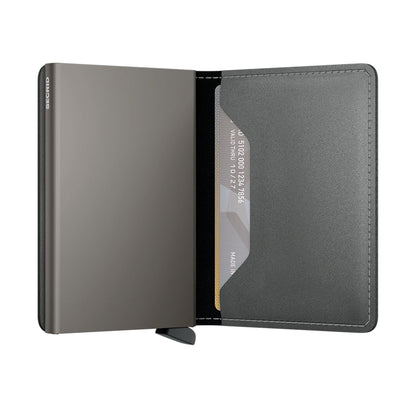 Secrid Slimwallet Matte Satin Steel  - SMSSTEEL