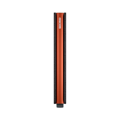 Secrid Slimwallet Matte Truffle/Orange  - SMTRUFFLEORANGE