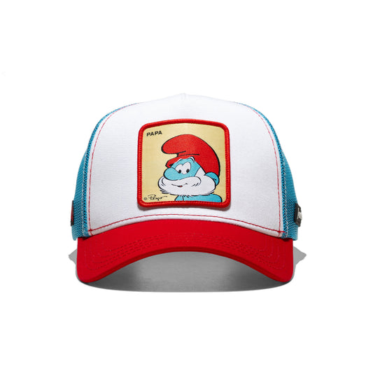 Capslab The Smurfs Papa Smurf Cap White/Red/Blue  - SMU-PAPA