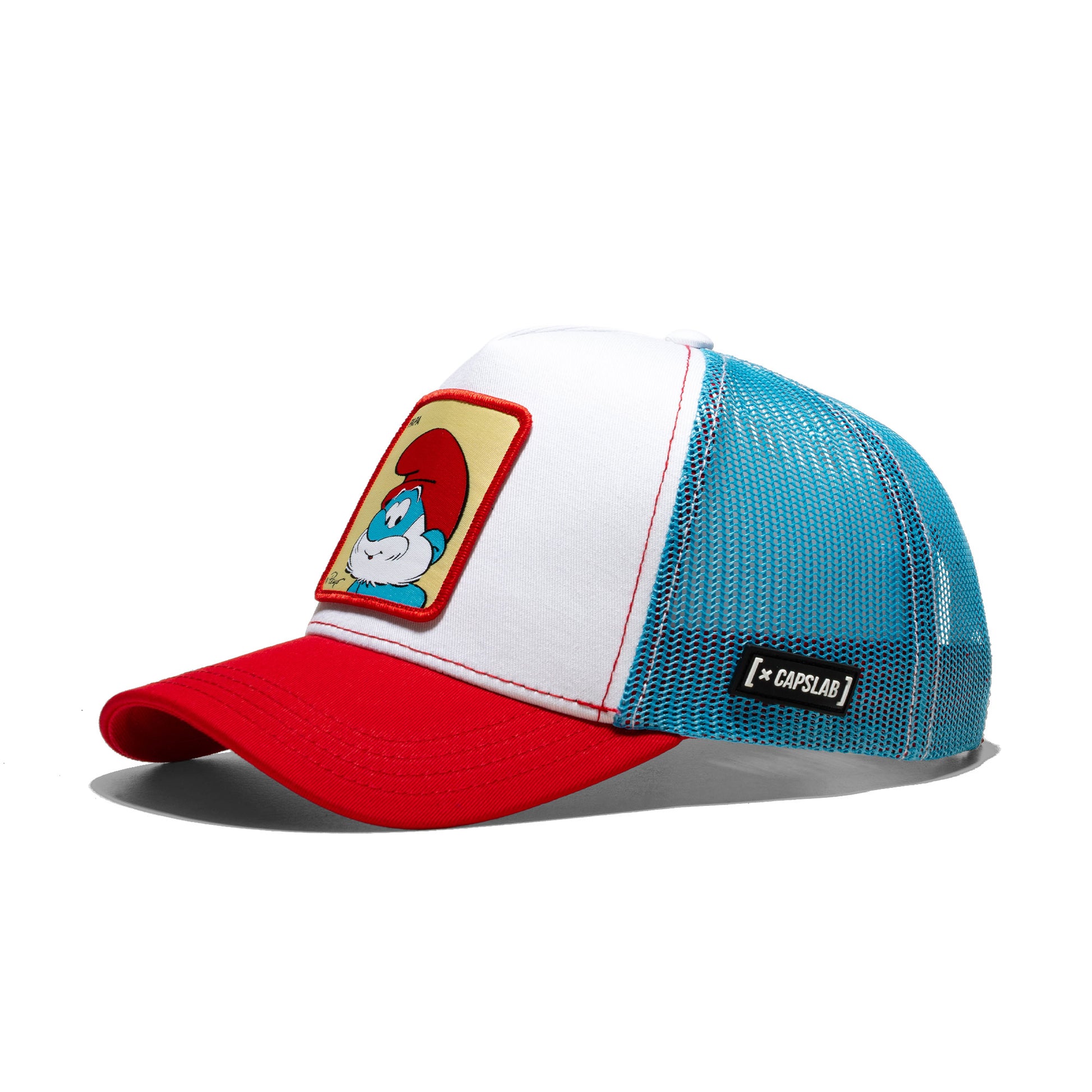 Capslab The Smurfs Papa Smurf Cap White/Red/Blue  - SMU-PAPA