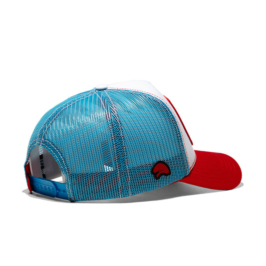 Capslab The Smurfs Papa Smurf Cap White/Red/Blue  - SMU-PAPA