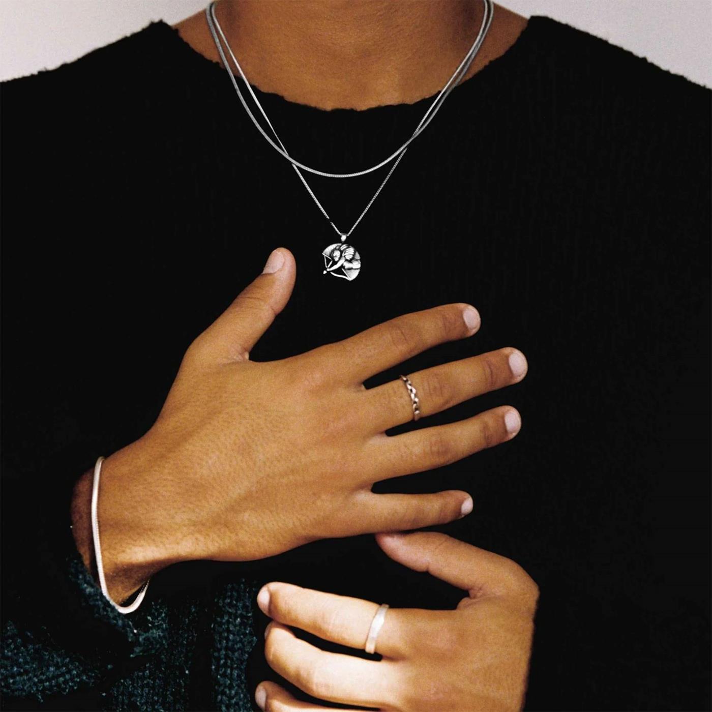 TwoJeys Cupid Necklace Silver  - SN0024
