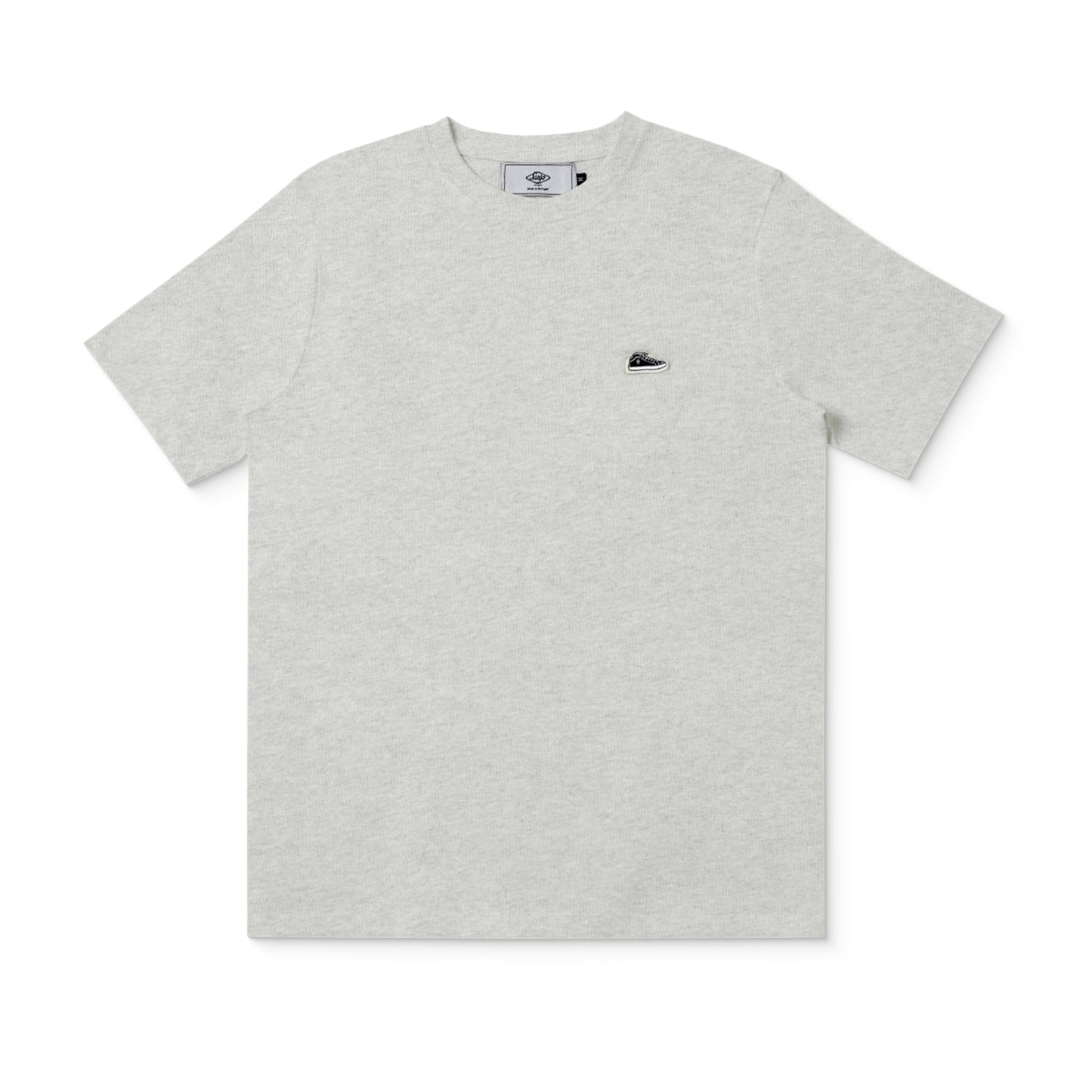 Sanjo Patch Classic T-Shirt Grey  - SPCT_1PA_004
