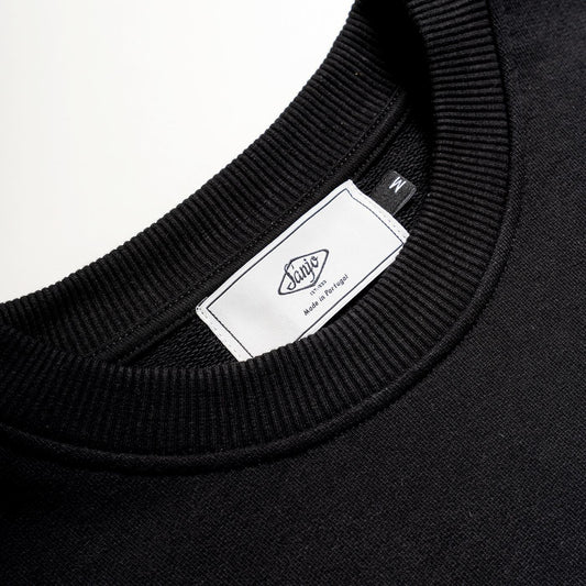 Sanjo K100 Patch Sweat Black  - SPV3_COT_001