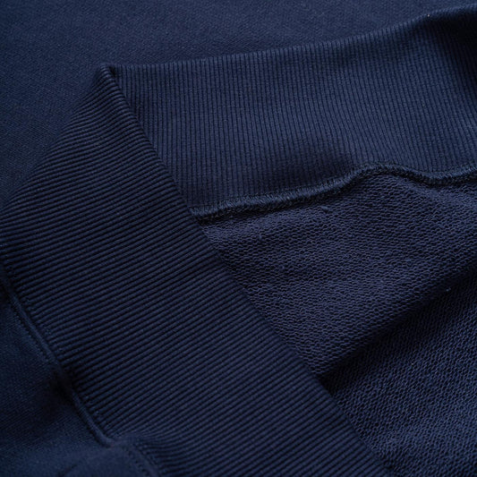 Sanjo K100 Patch Sweat Navy  - SPV3_COT_010