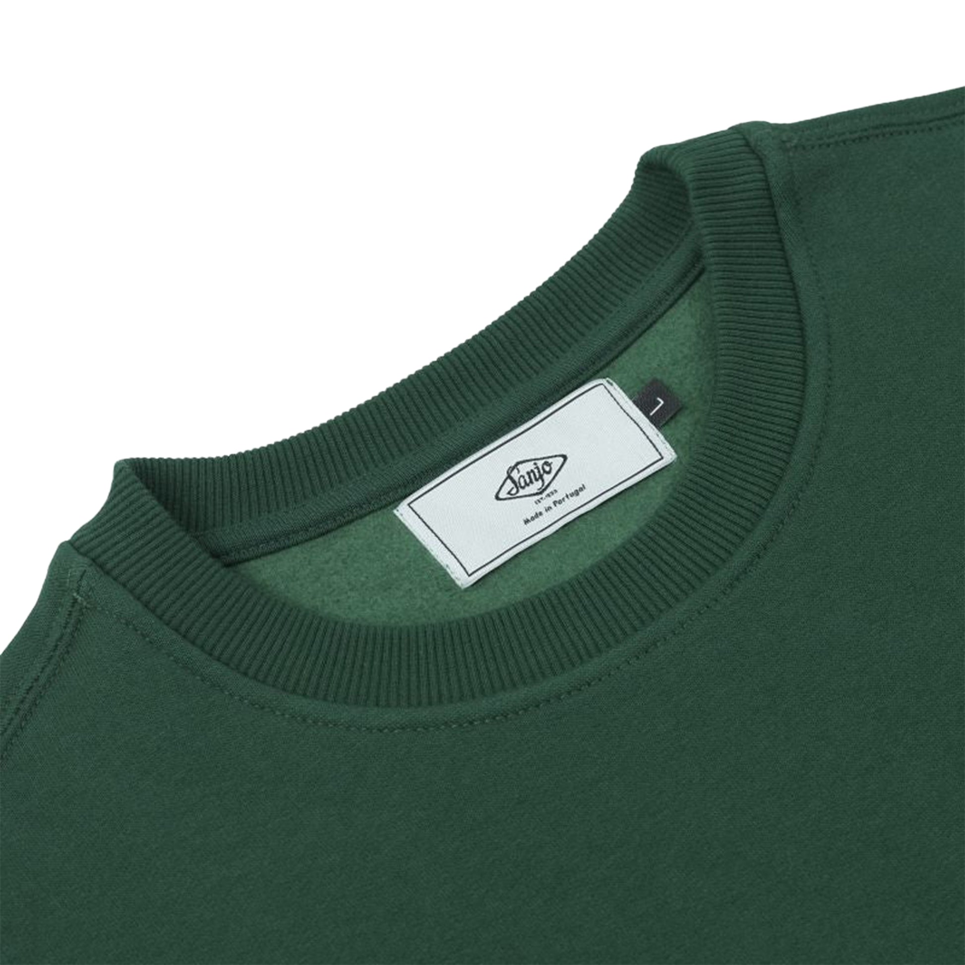 Sanjo K100 Patch Sweat Green  - SPV3_COT_013