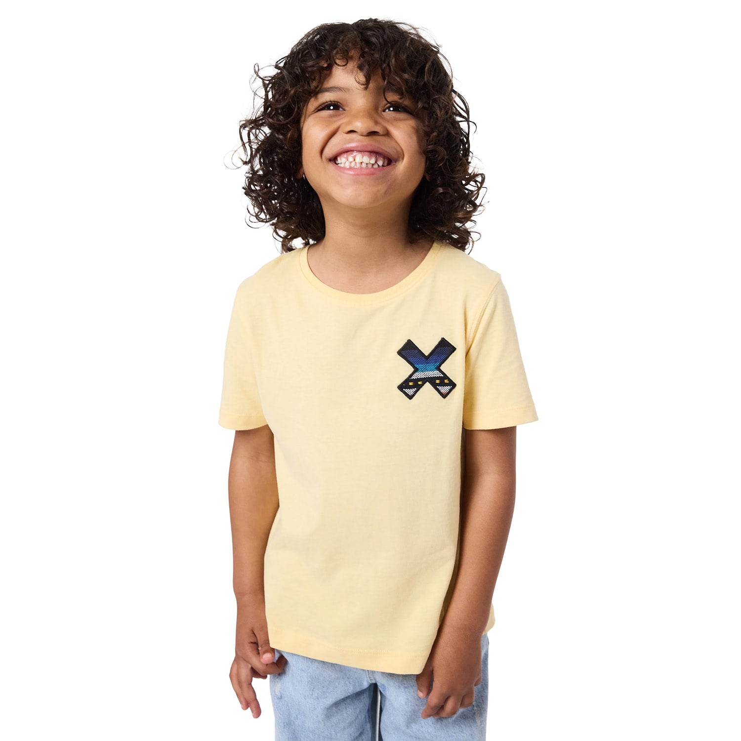 Blue Banana Classic Kids Tee Light Yellow  - SS23-CLA-KTEE-LYL