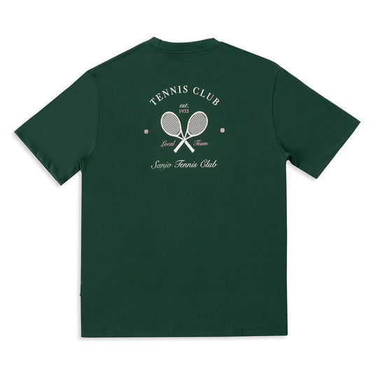 Sanjo Tennis Club T-Shirt Bottle Green  - SS24_1TC_018