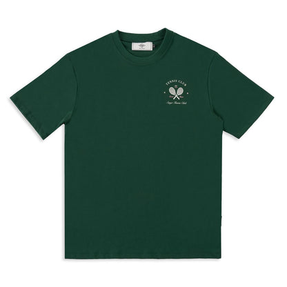 Sanjo Tennis Club T-Shirt Bottle Green  - SS24_1TC_018