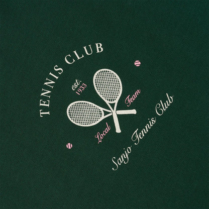 Sanjo Tennis Club T-Shirt Bottle Green  - SS24_1TC_018