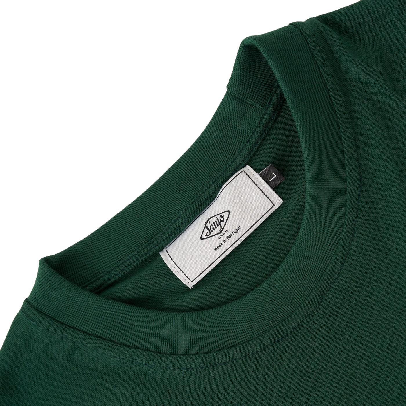 Sanjo Tennis Club T-Shirt Bottle Green  - SS24_1TC_018