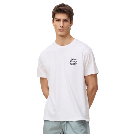 Blue Banana Drive Tee White  - SS26UG011DRVWH00