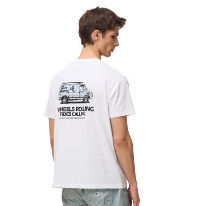 Blue Banana Drive Tee White  - SS26UG011DRVWH00