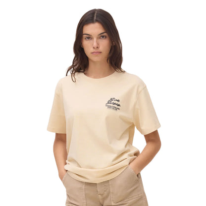 Blue Banana Drive Tee Beige  - SS26UG011DRVYL06