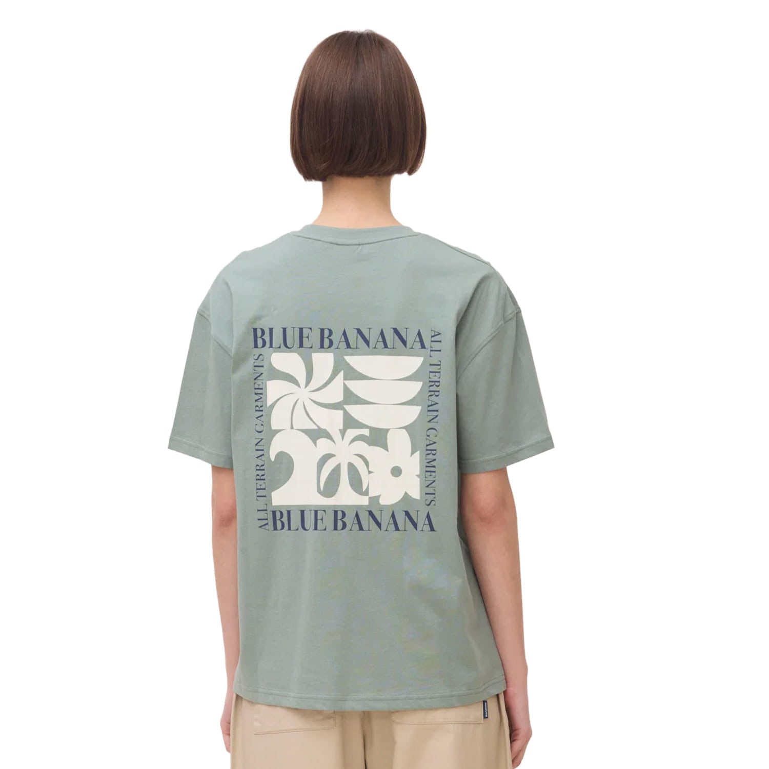 Blue Banana Glance Tee Sage  - SS26UG011GLCGR17
