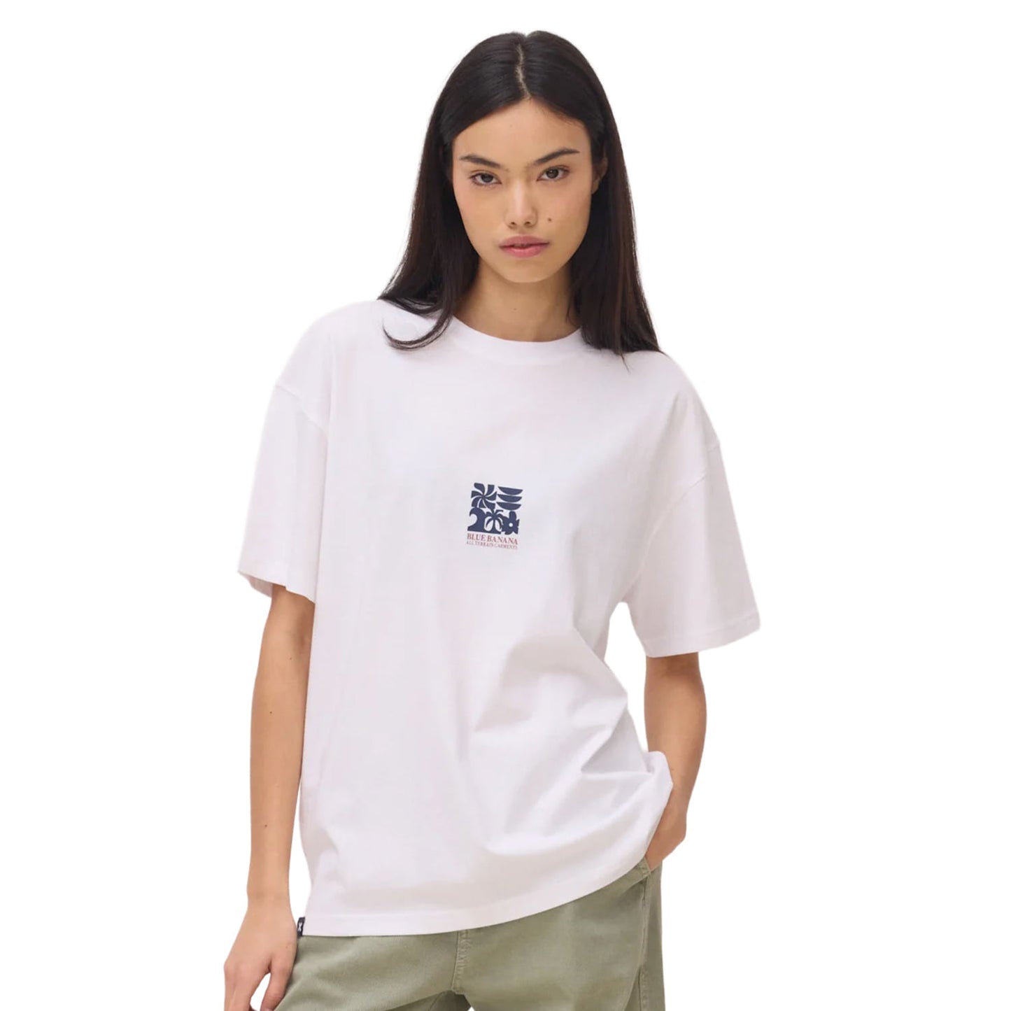 Blue Banana Glance Tee White  - SS26UG011GLCWH00