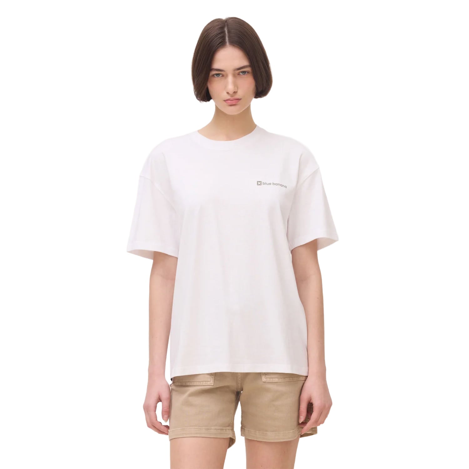 Blue Banana Gravity Tee White  - SS26UG011GRAWH00