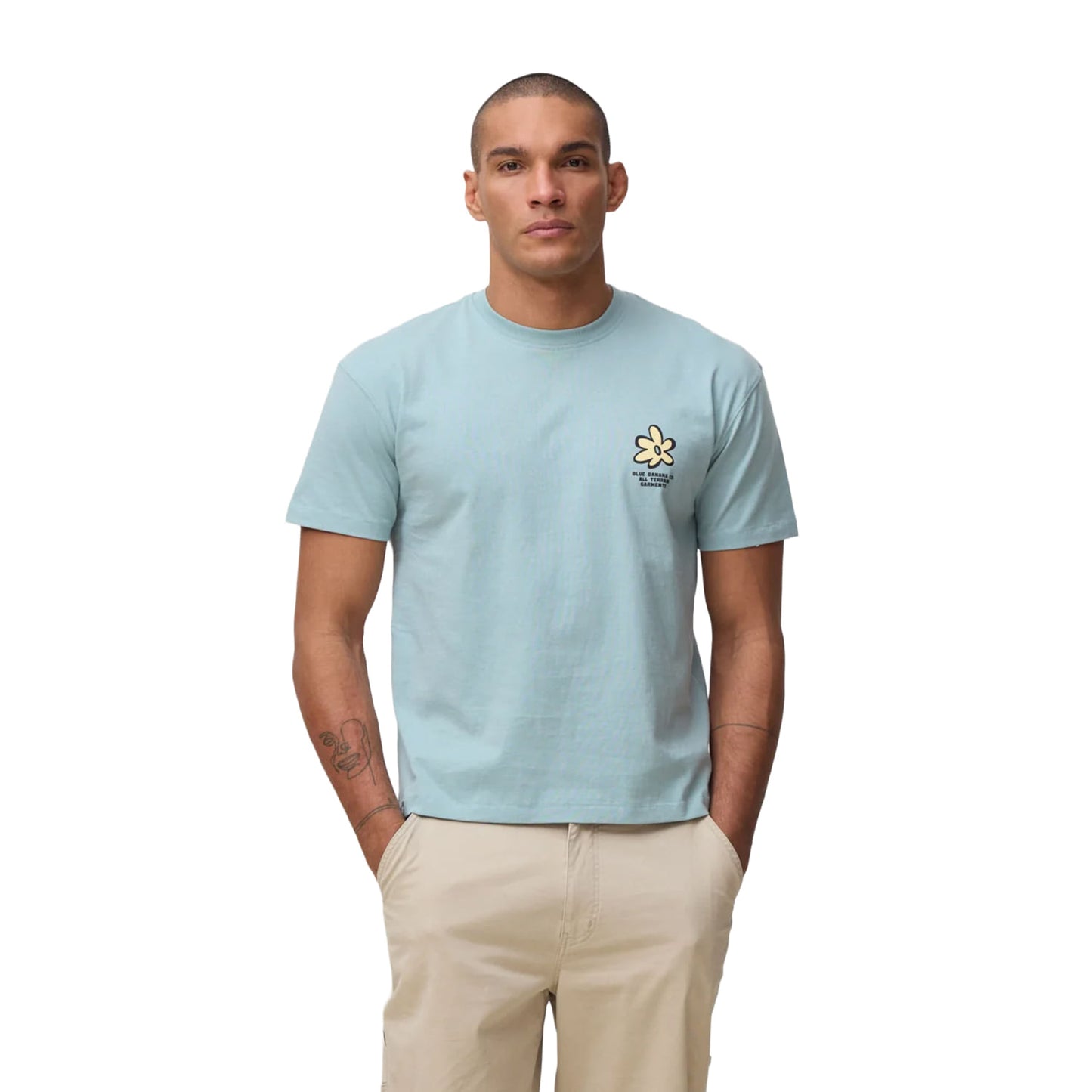 Blue Banana Grow Tee Mist  - SS26UG011GROBL20