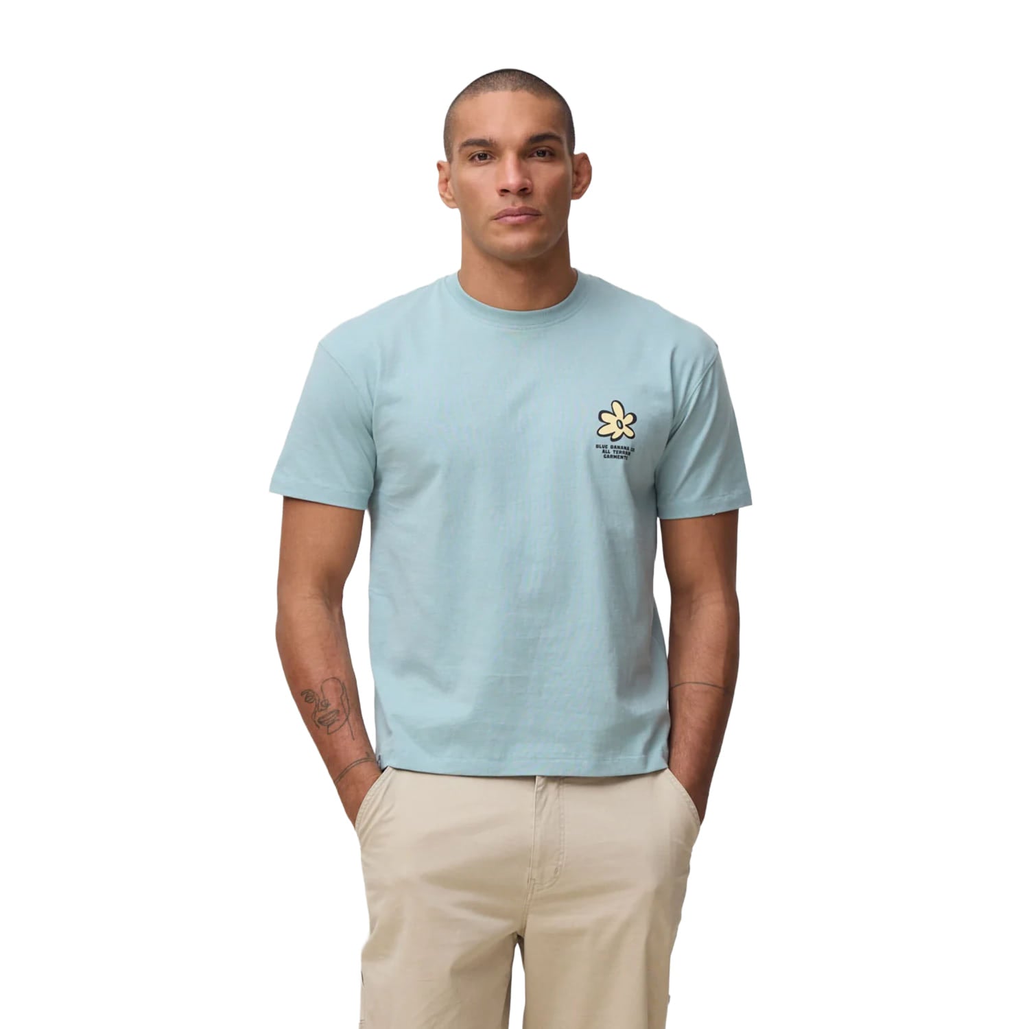 Blue Banana Grow Tee Mist  - SS26UG011GROBL20