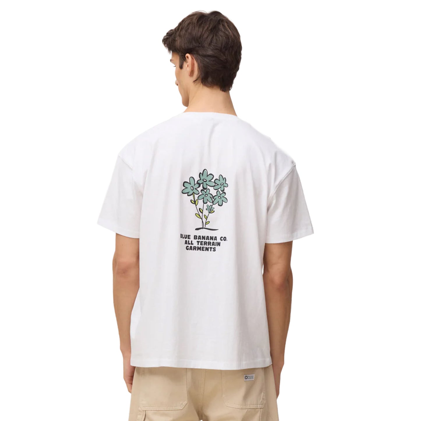Blue Banana Grow Tee White  - SS26UG011GROWH00