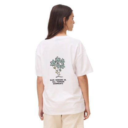 Blue Banana Grow Tee White  - SS26UG011GROWH00