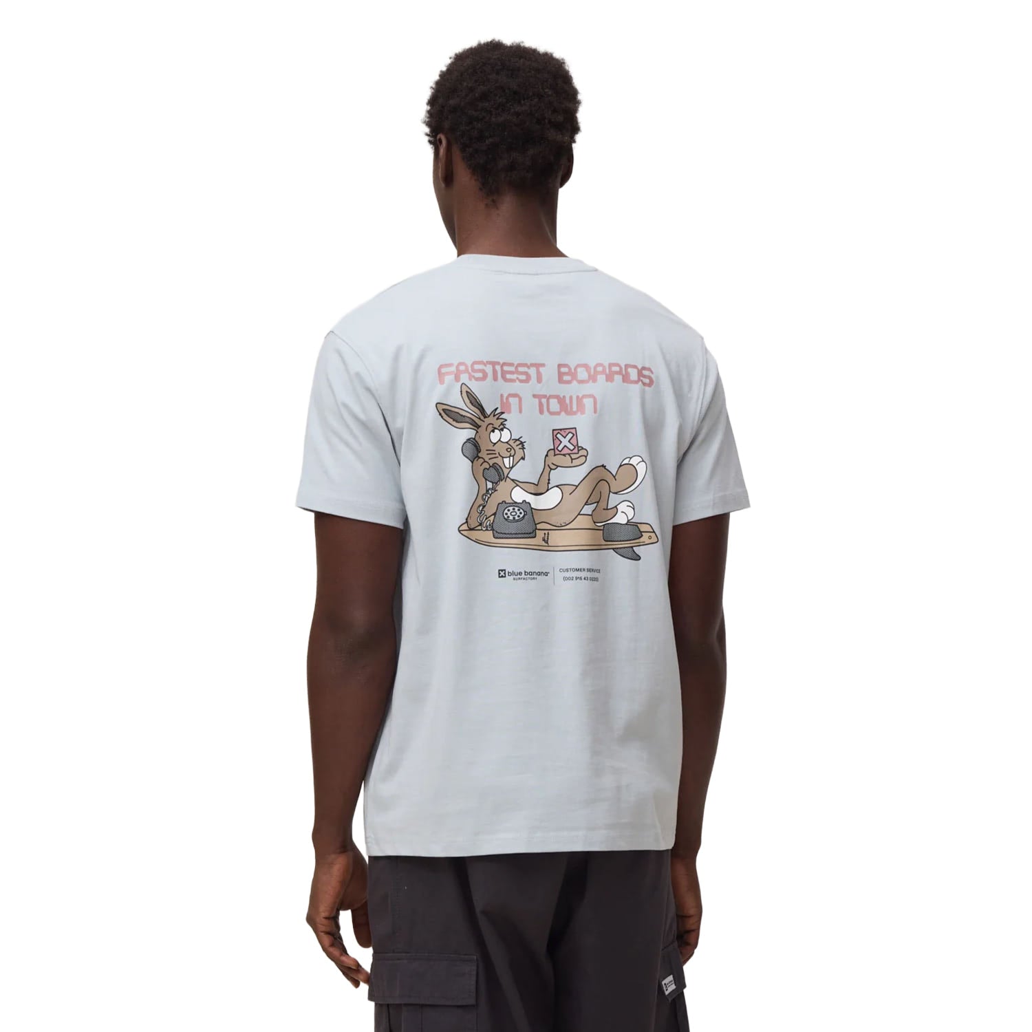 Blue Banana Harvey Tee Frost  - SS26UG011HAVBL21