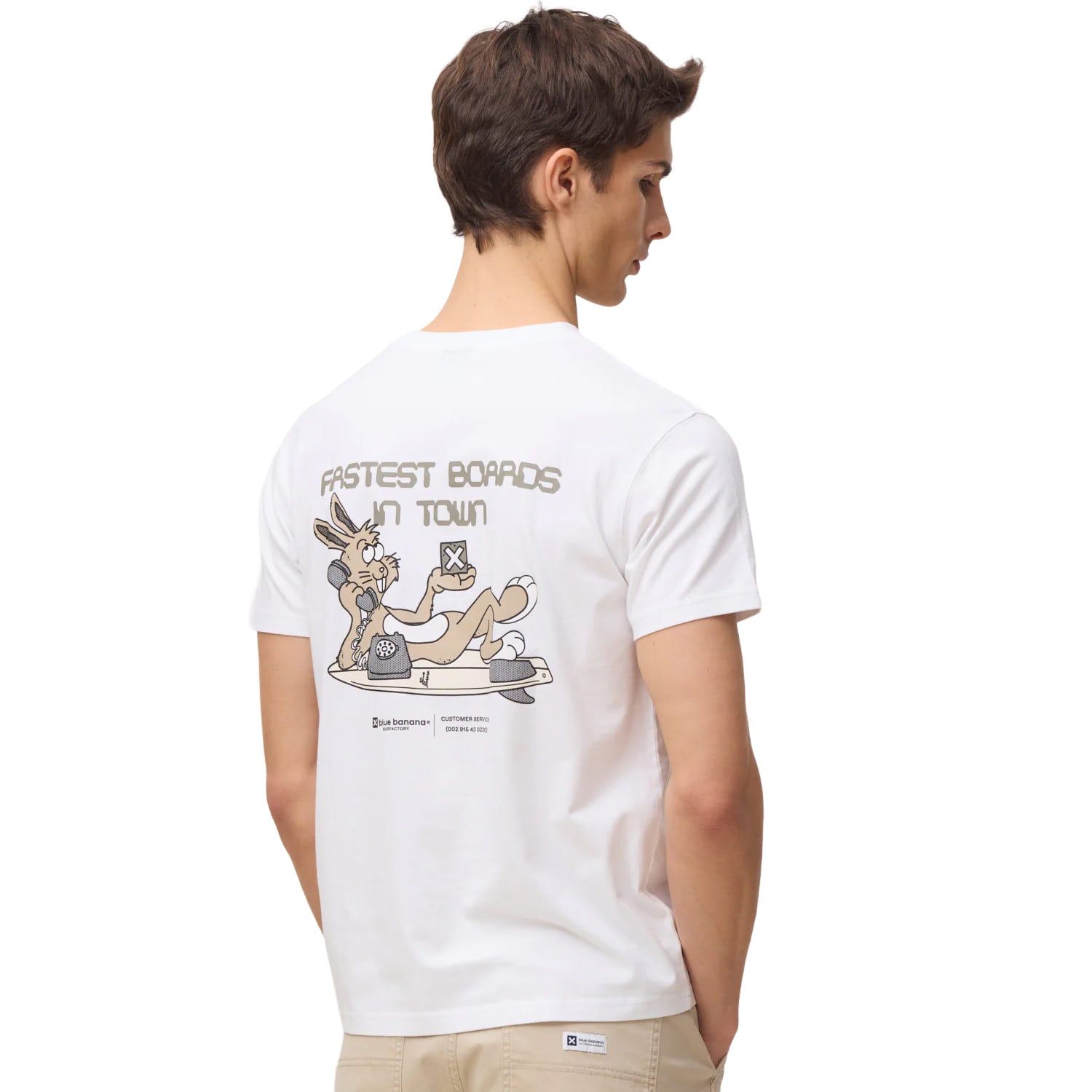 Blue Banana Harvey Tee White  - SS26UG011HAVWH00