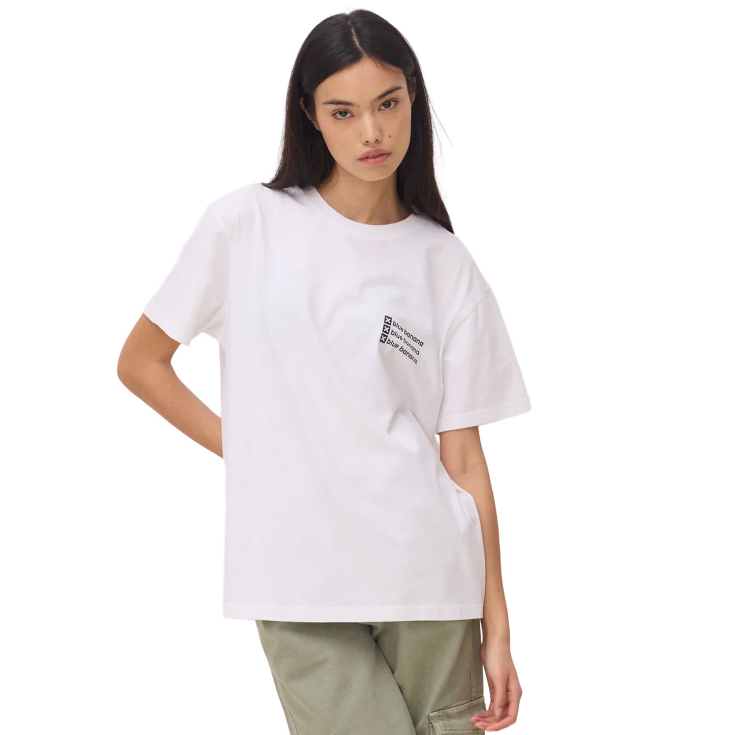 Blue Banana Harvey Tee White  - SS26UG011HAVWH00
