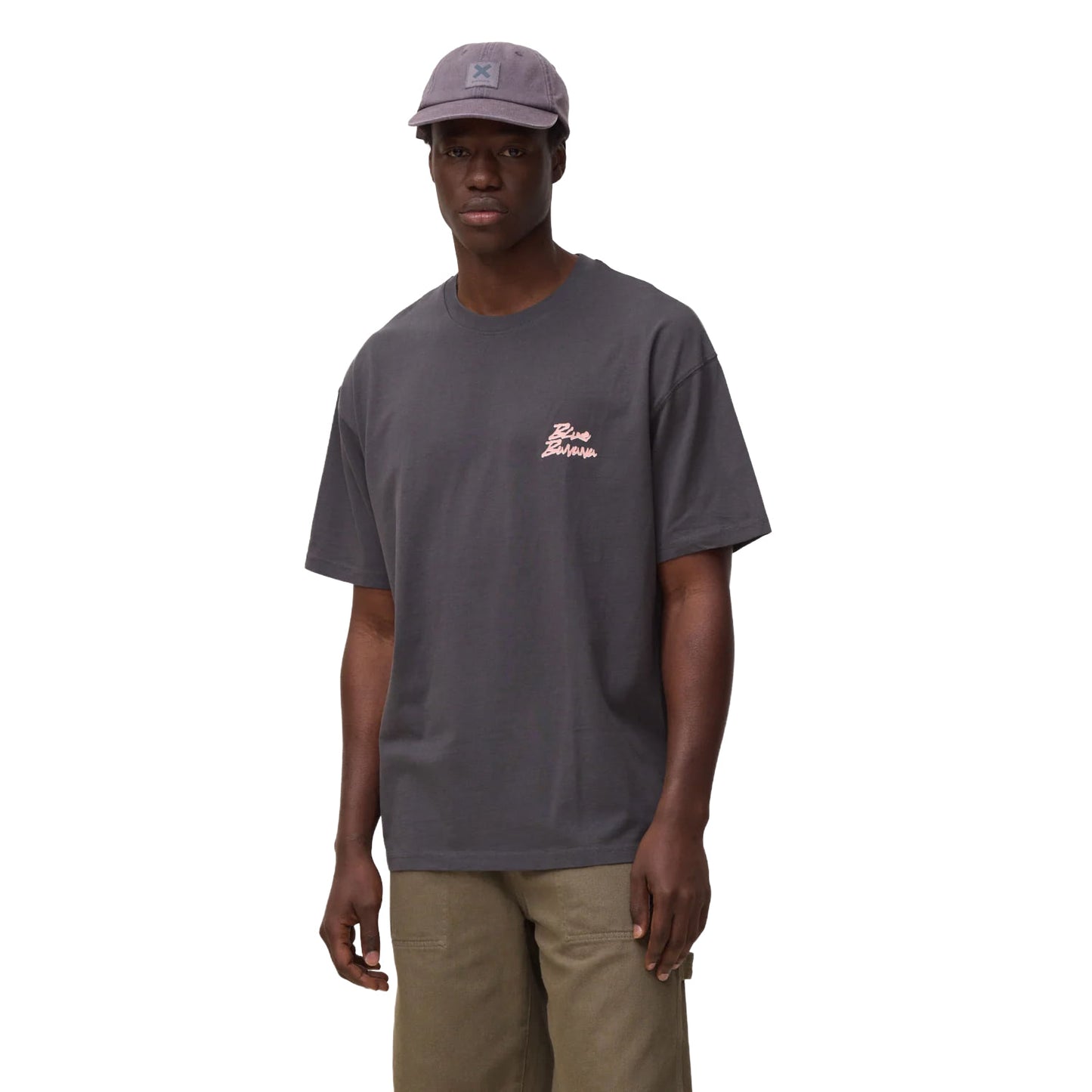 Blue Banana Movement Tee Anthracite  - SS26UG011MOVGY01