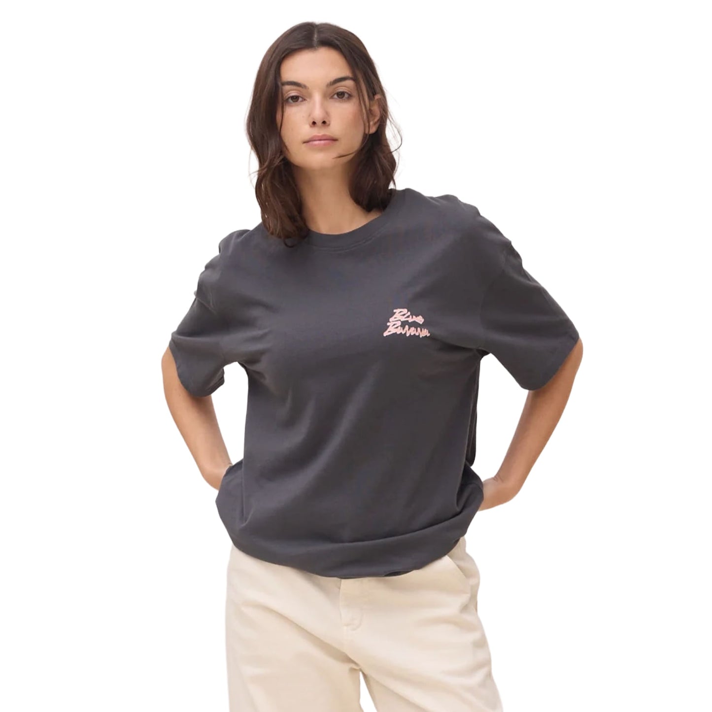 Blue Banana Movement Tee Anthracite  - SS26UG011MOVGY01