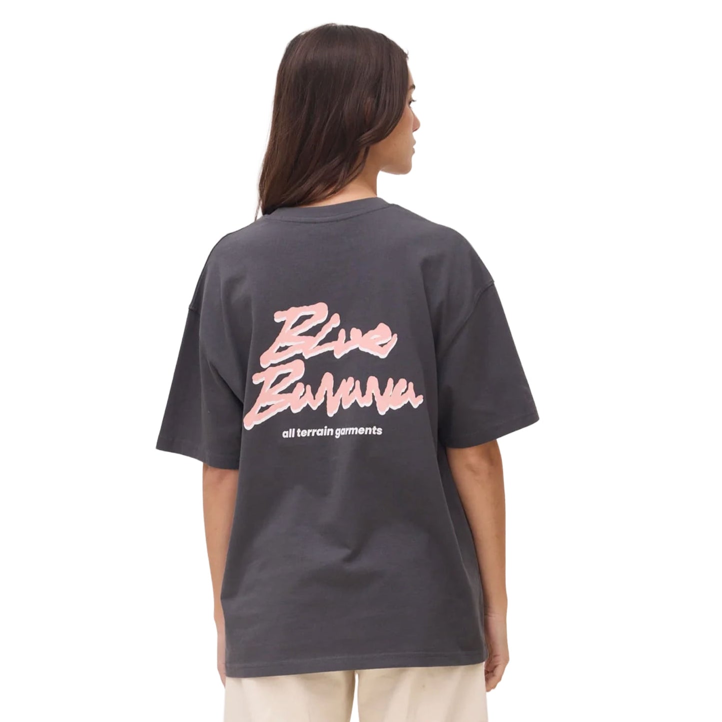 Blue Banana Movement Tee Anthracite  - SS26UG011MOVGY01